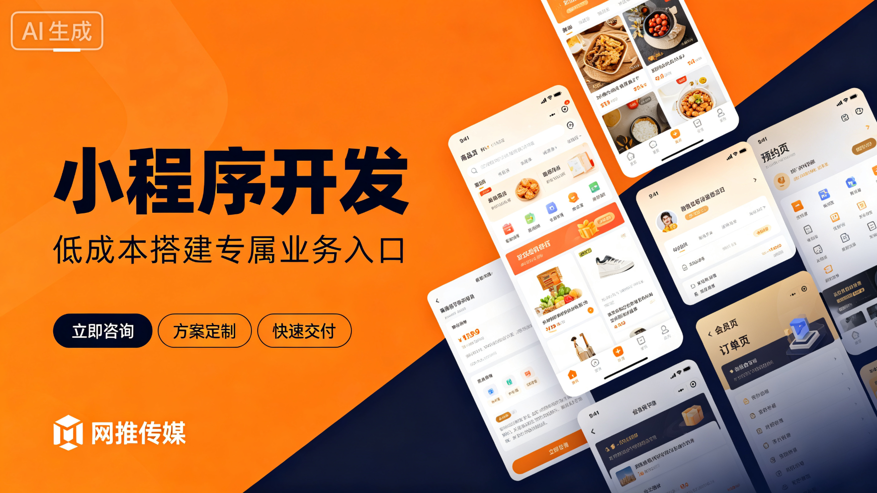 小程序开发界面展示 - 功能模块案例